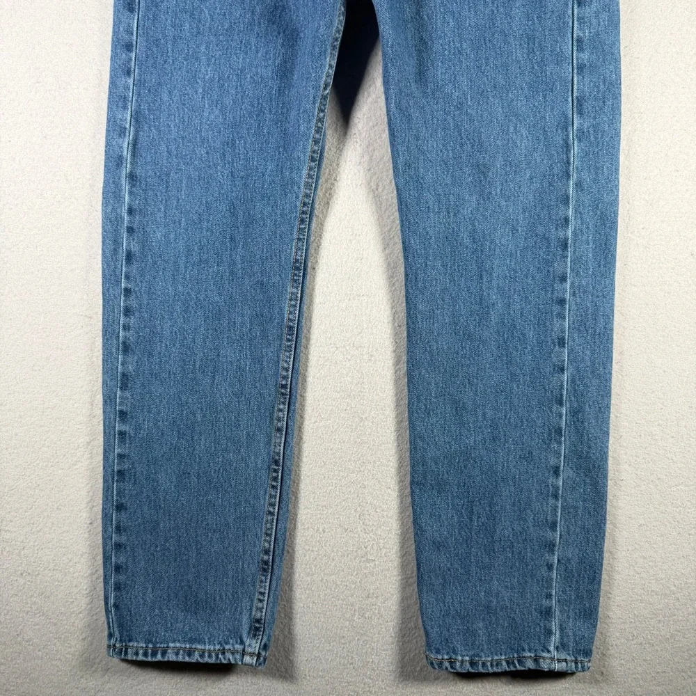 Levis 505 Regular Fit Straight Leg Jeans Mens 33x30 Blue Denim 00505-4891